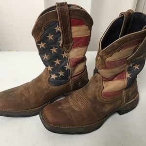 Cowboy boots- American flag